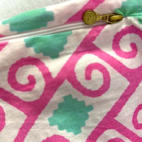 Tracey Negoshian Long Sleeve V Neck Blouse in Pink Size Large - Picture 7 of 12